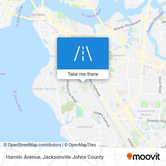 Hamlin Avenue map