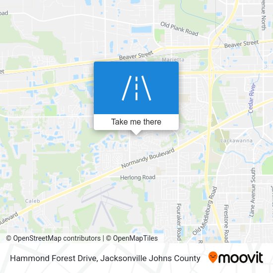 Hammond Forest Drive map