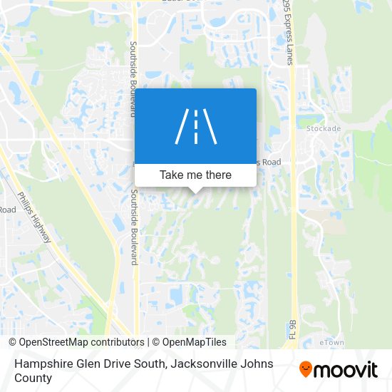 Mapa de Hampshire Glen Drive South