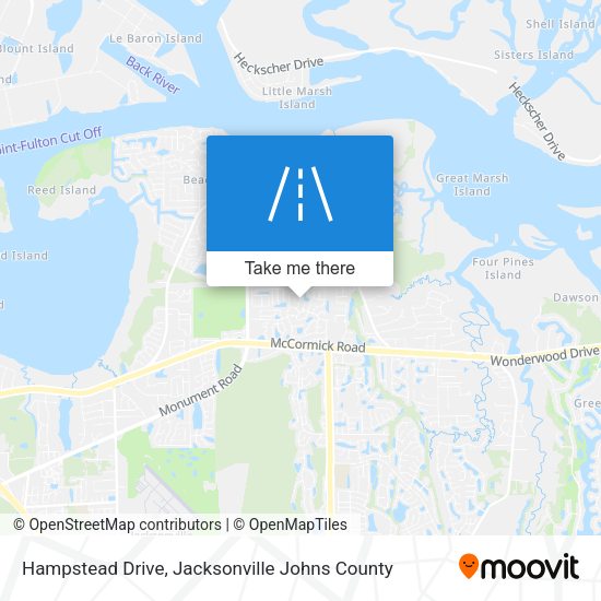 Hampstead Drive map