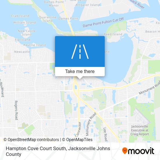 Hampton Cove Court South map