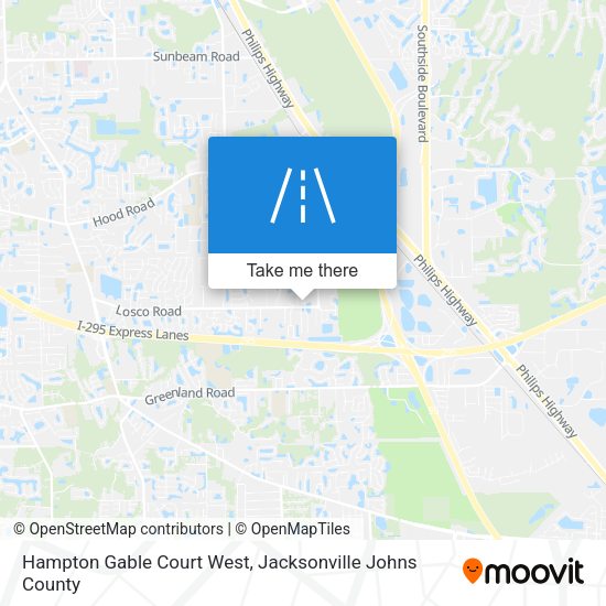 Mapa de Hampton Gable Court West
