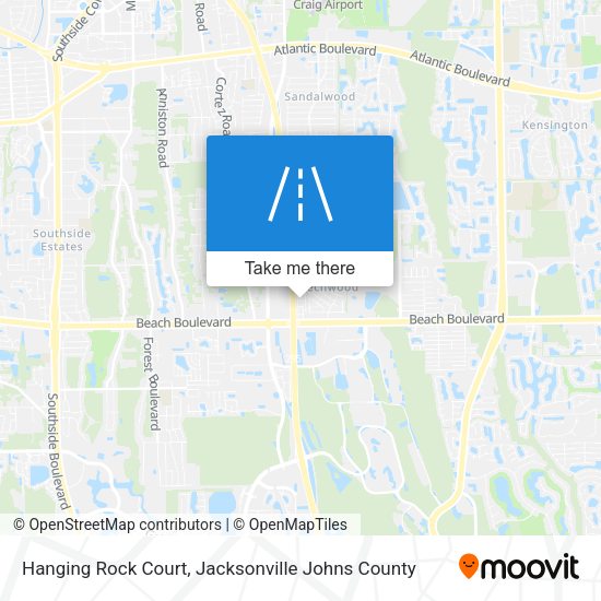 Hanging Rock Court map
