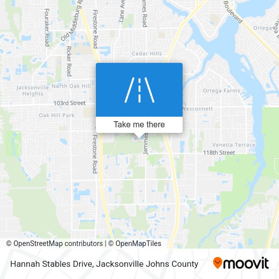 Mapa de Hannah Stables Drive