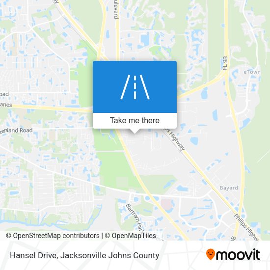 Hansel Drive map