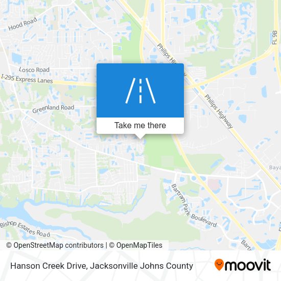 Hanson Creek Drive map