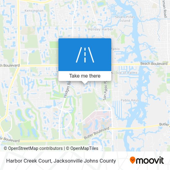 Harbor Creek Court map