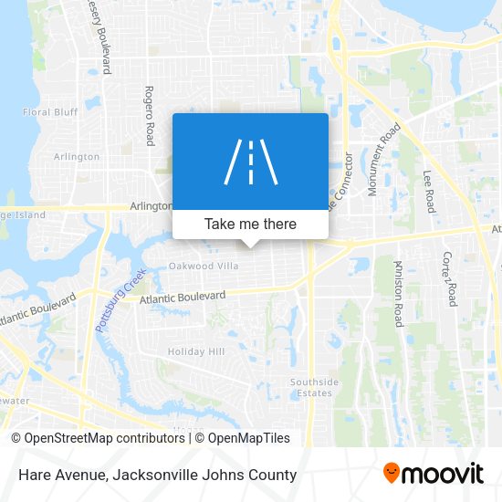 Hare Avenue map