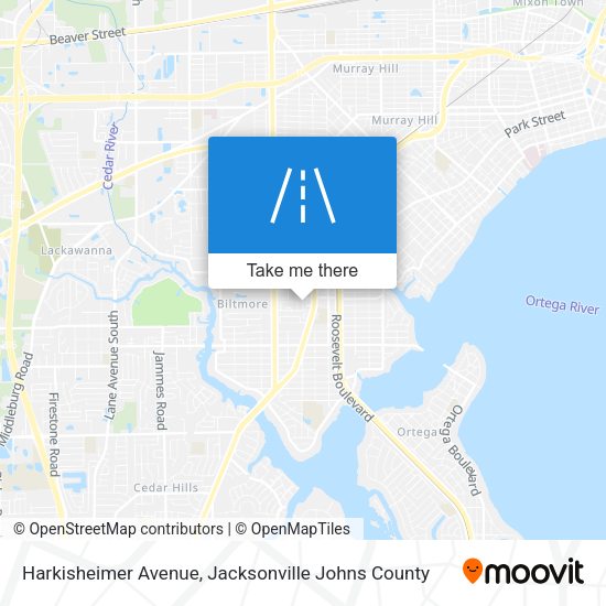 Mapa de Harkisheimer Avenue
