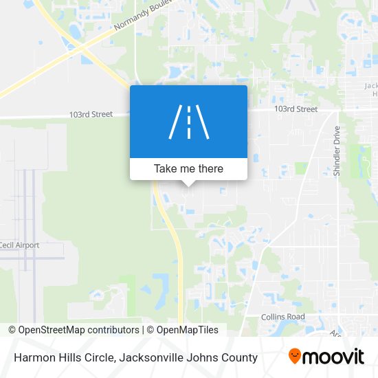 Harmon Hills Circle map