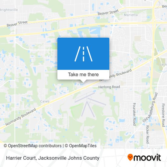 Harrier Court map