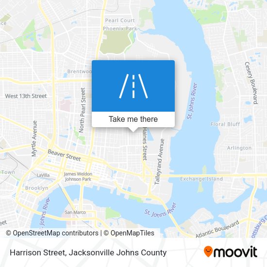 Mapa de Harrison Street