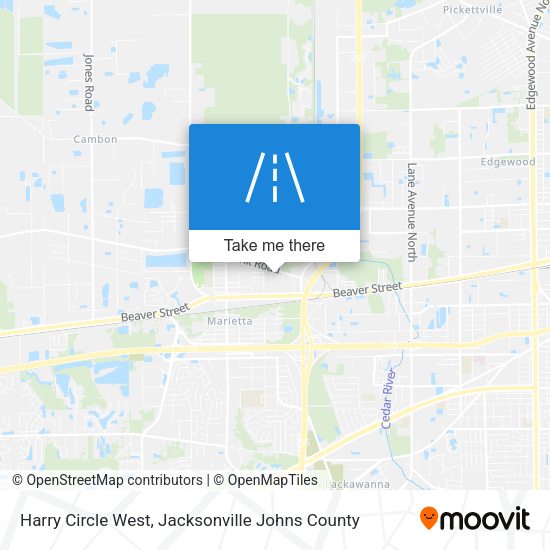 Mapa de Harry Circle West