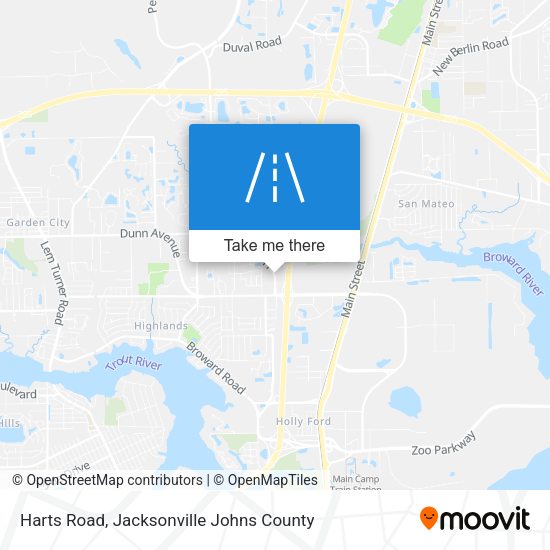 Harts Road map