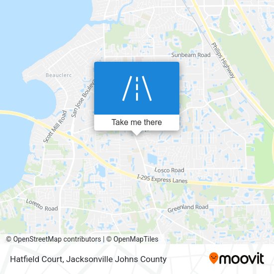 Mapa de Hatfield Court