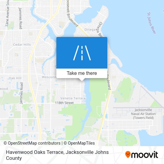 Havenwood Oaks Terrace map