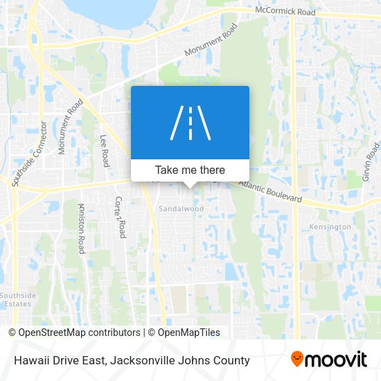 Hawaii Drive East map