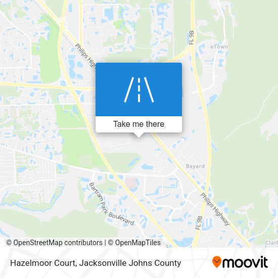 Hazelmoor Court map