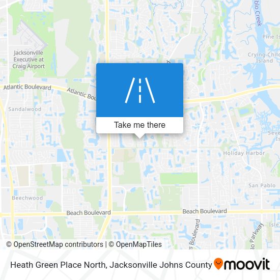 Mapa de Heath Green Place North