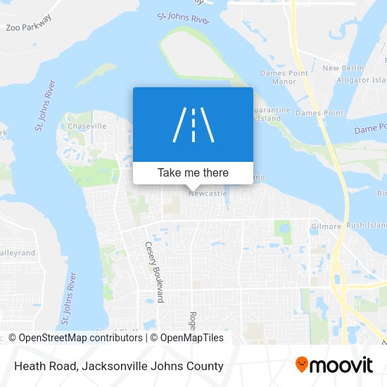 Mapa de Heath Road