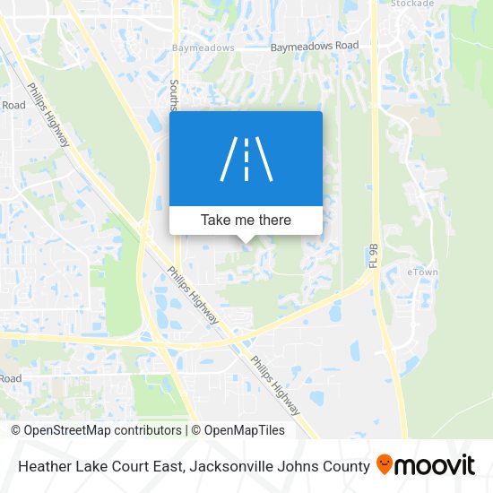 Heather Lake Court East map