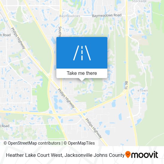 Heather Lake Court West map