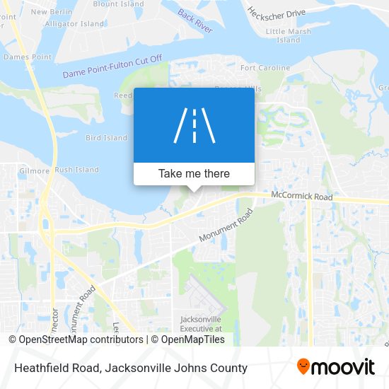 Mapa de Heathfield Road