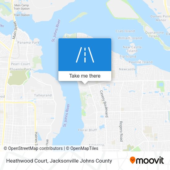 Mapa de Heathwood Court