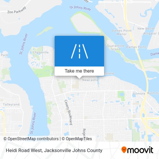 Mapa de Heidi Road West
