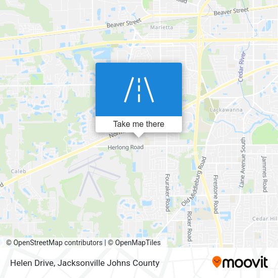 Helen Drive map
