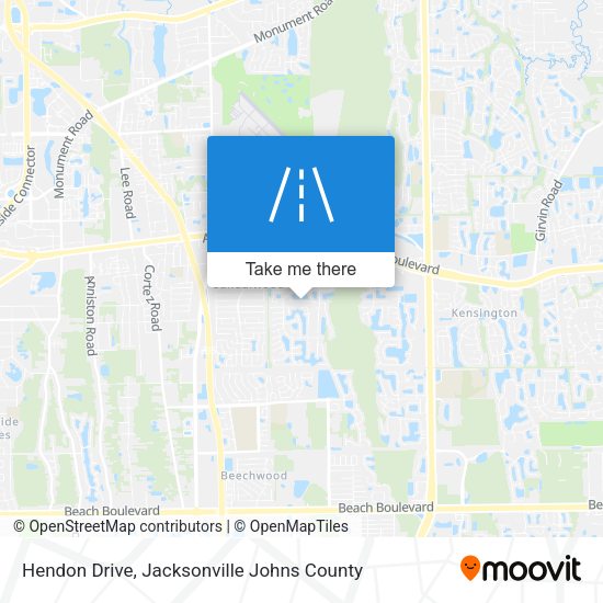 Mapa de Hendon Drive