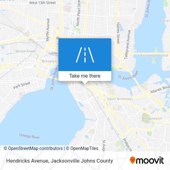 Mapa de Hendricks Avenue