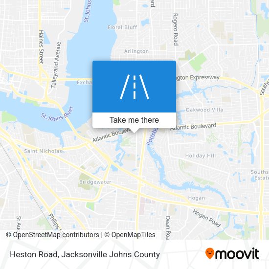 Mapa de Heston Road