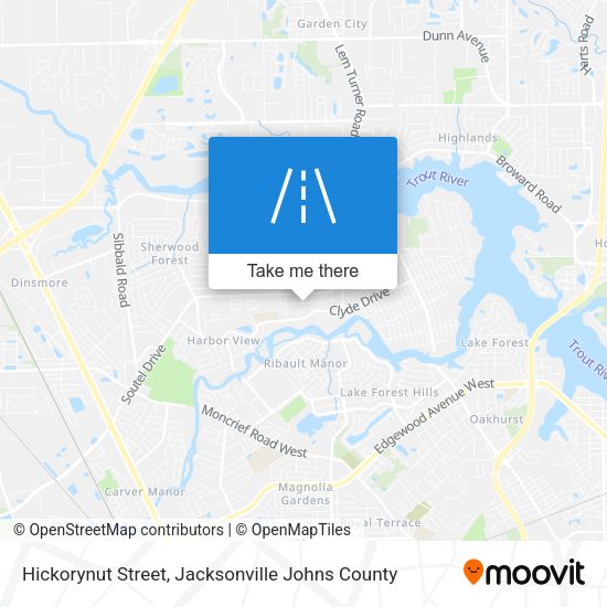 Mapa de Hickorynut Street