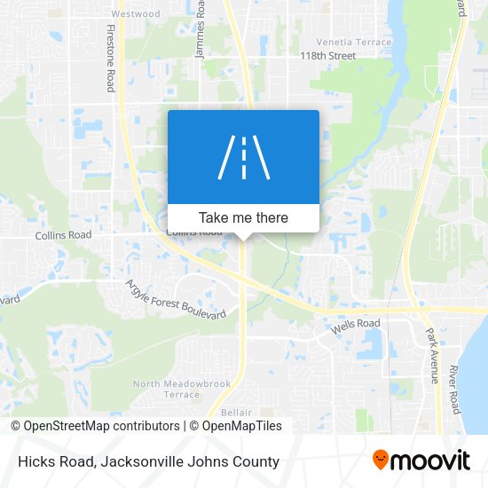 Hicks Road map