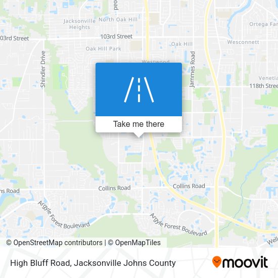 High Bluff Road map