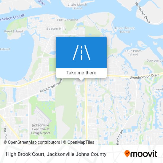 Mapa de High Brook Court