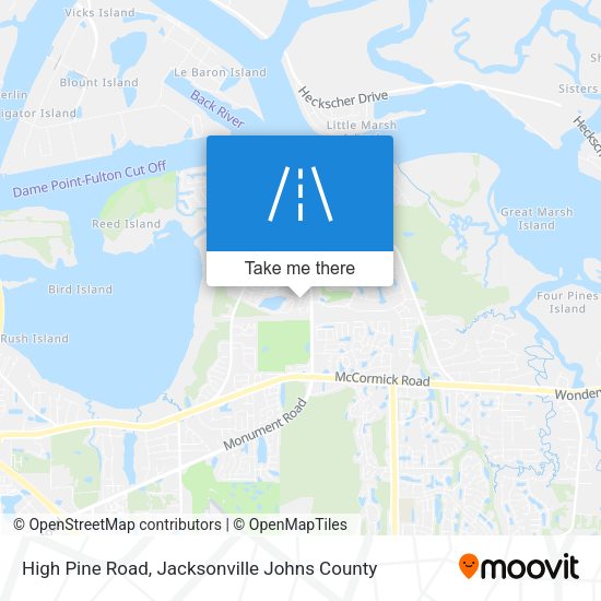 Mapa de High Pine Road