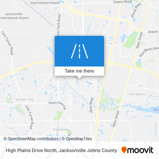 Mapa de High Plains Drive North