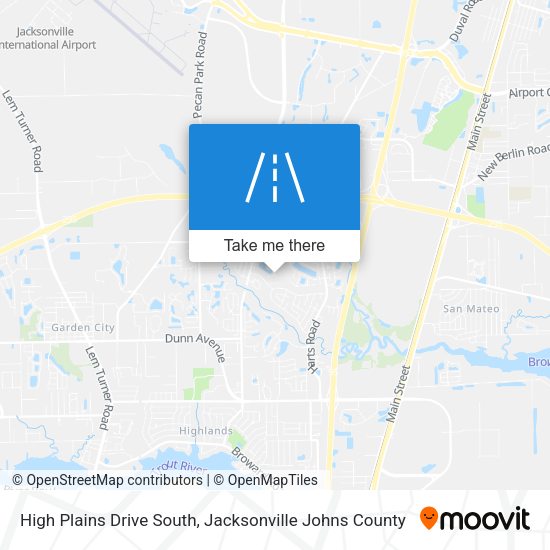 Mapa de High Plains Drive South