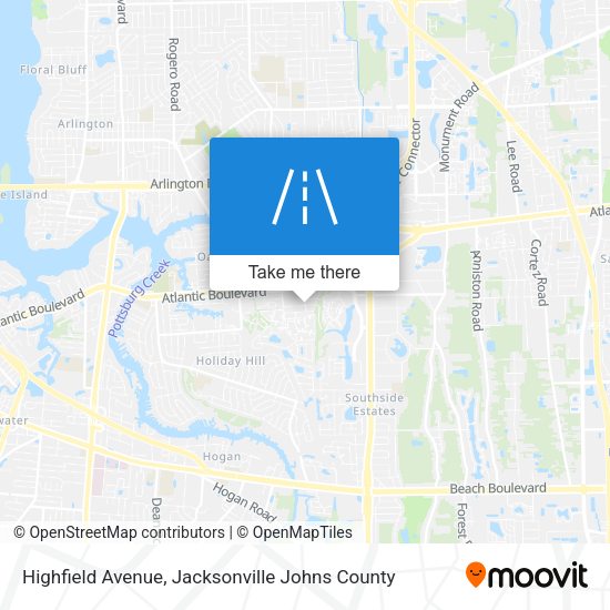 Mapa de Highfield Avenue