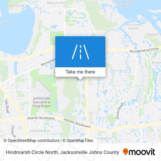 Mapa de Hindmarsh Circle North