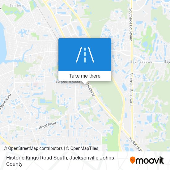 Mapa de Historic Kings Road South