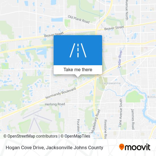 Hogan Cove Drive map