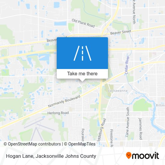 Mapa de Hogan Lane