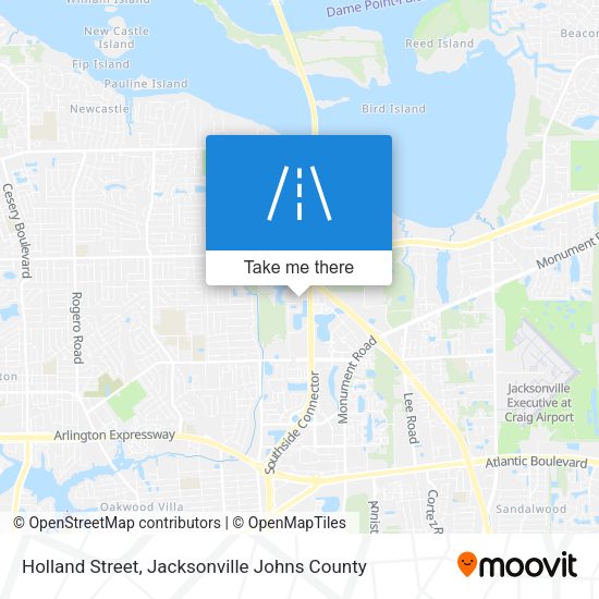 Holland Street map
