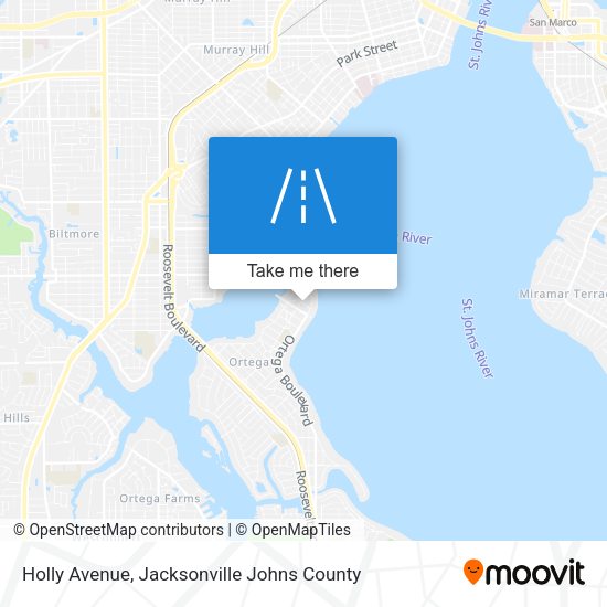 Mapa de Holly Avenue
