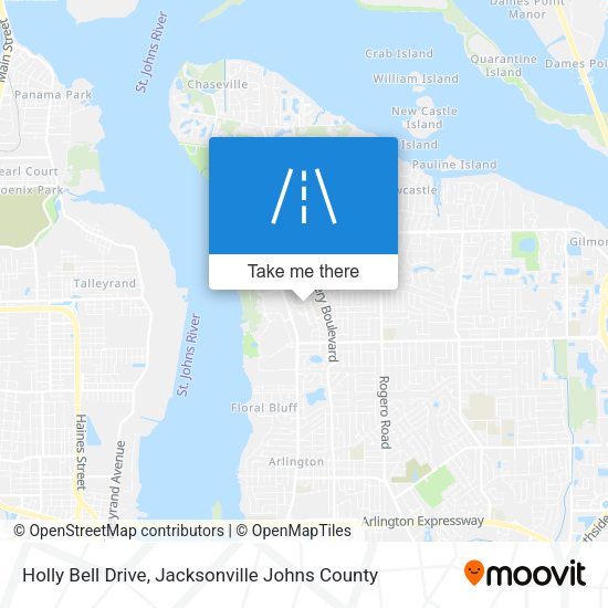 Holly Bell Drive map