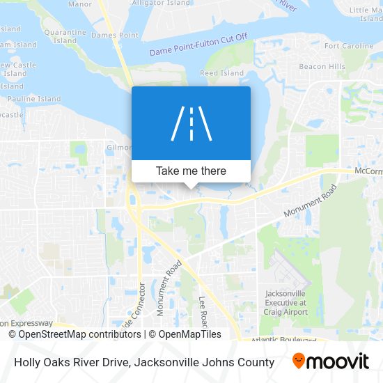 Holly Oaks River Drive map