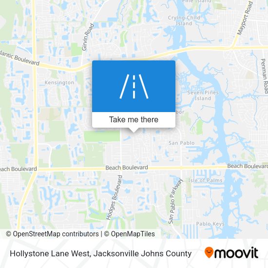 Mapa de Hollystone Lane West